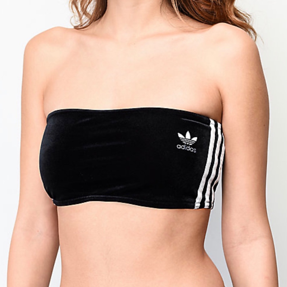 Adidas Velour Top and Skirt SET 🤍🖤 - Picture 6 of 8